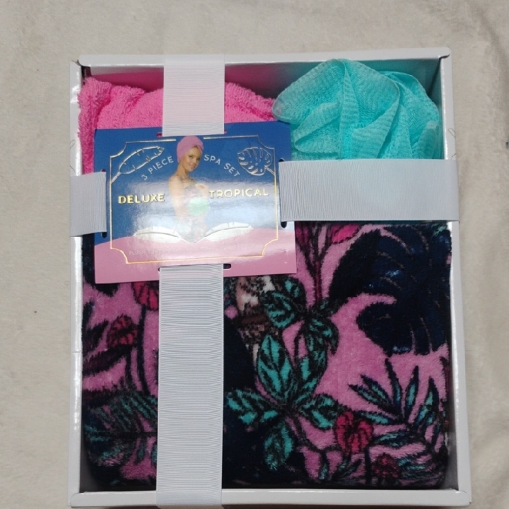 Tropical Spa Set - Pink and Blue